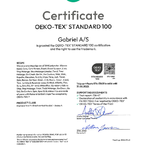 cura - oekotex - EN PL